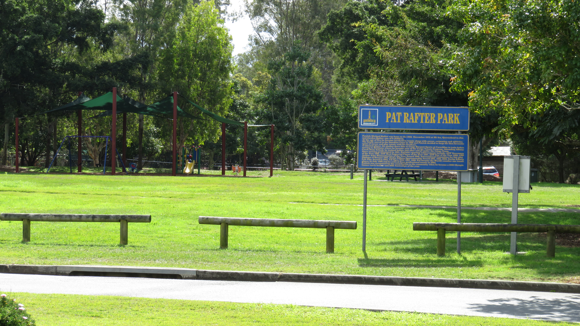 Pat Rafter Park — Carseldine's sporting heart